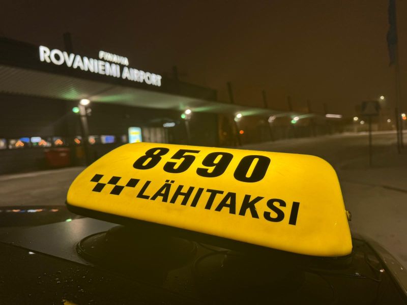 Lähitaksi voitti Finavian Rovaniemen lentoaseman kilpailutuksessa oman taksikaistan