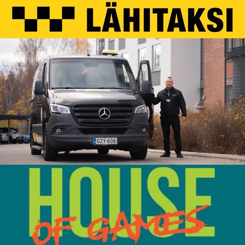 Lähitaksi ja House of Games yhteistyöhön padelin SM-sisäkisojen 12-14.12.2025 osalta 